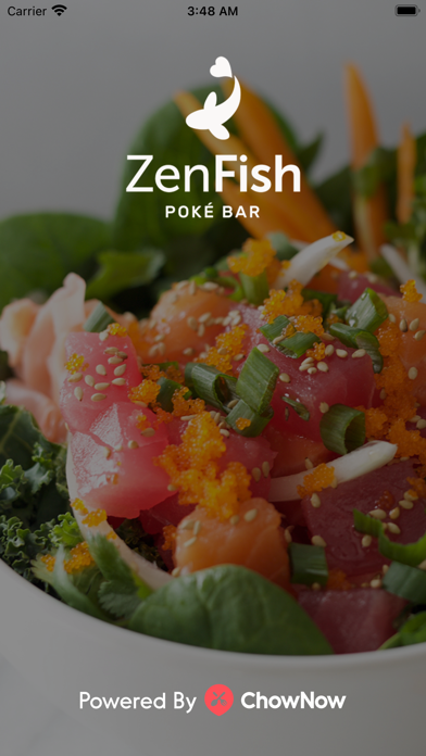 ZenFish Poke iPhone screenshot 1 - Food & Drink app