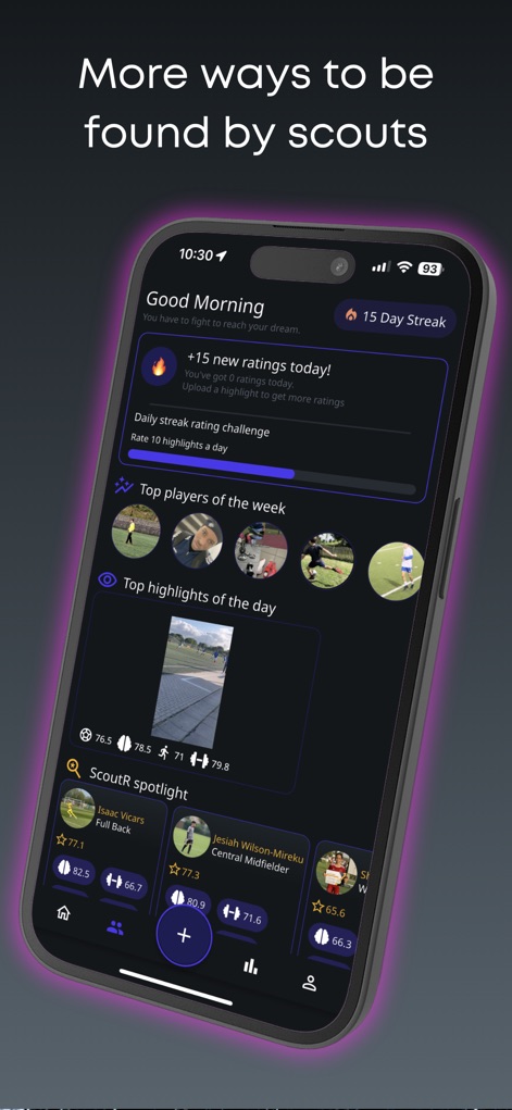 ScoutR - Get seen by scouts - Sports App | MWM