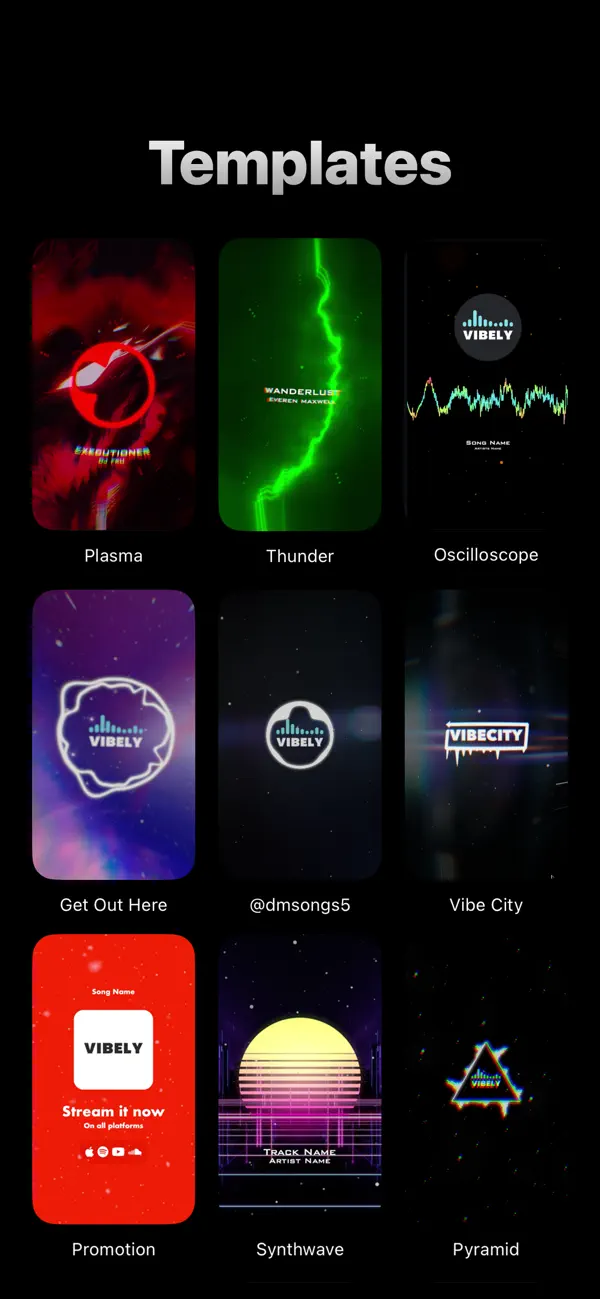 #4. Vibely - Music Visualizer (iOS) By: Aibek Mazhitov