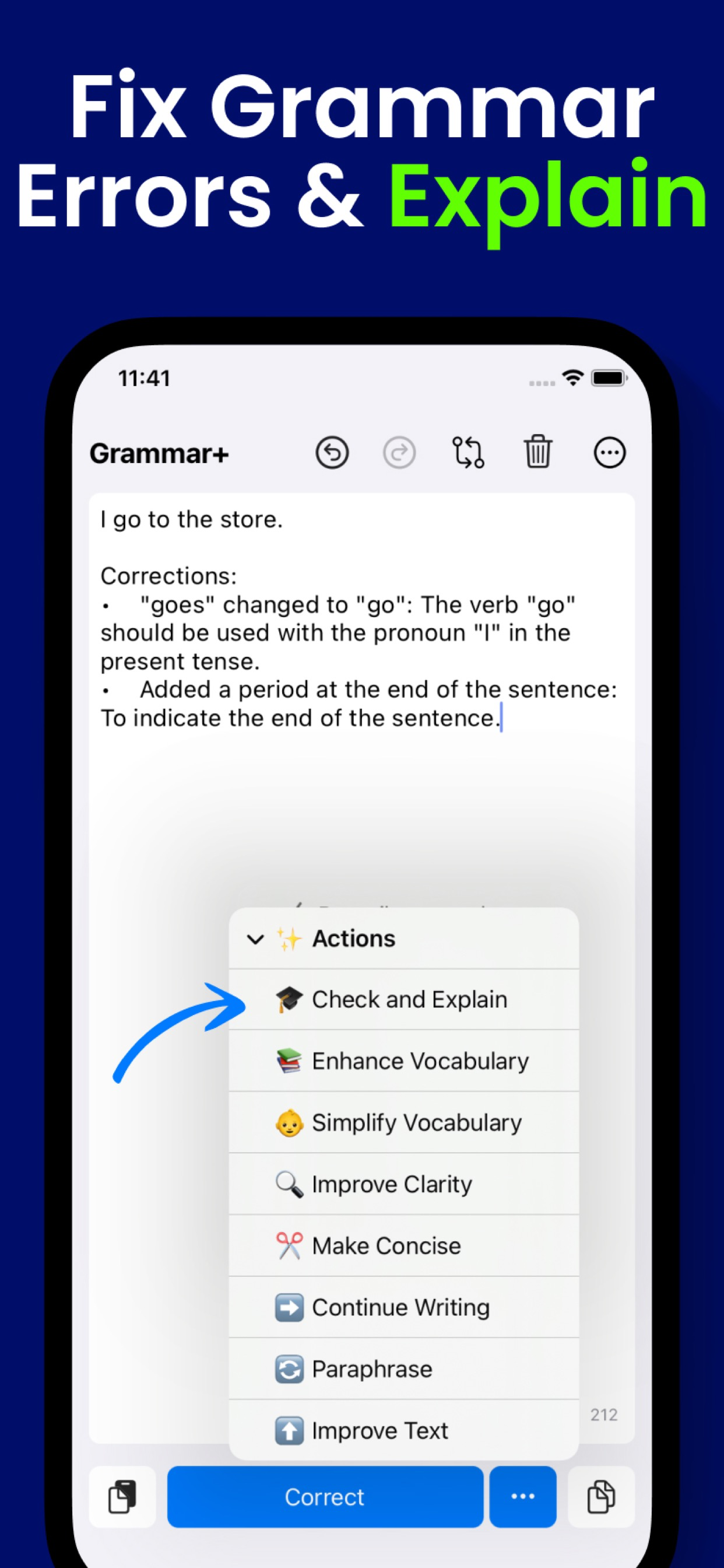 Grammar+ AI Writing Checker screenshot 4