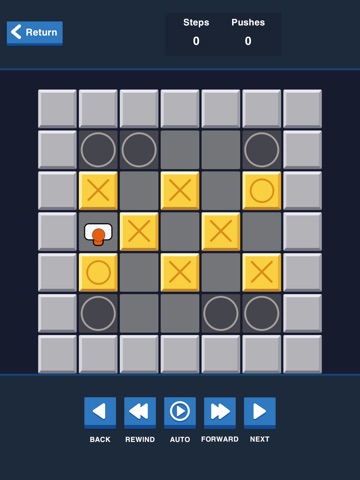 Sokoban Brain Puzzle iPad screenshot