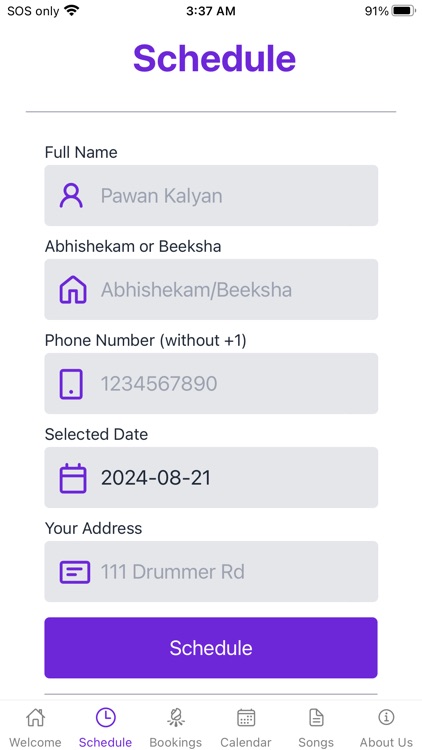 Saranam Yatra Scheduling App