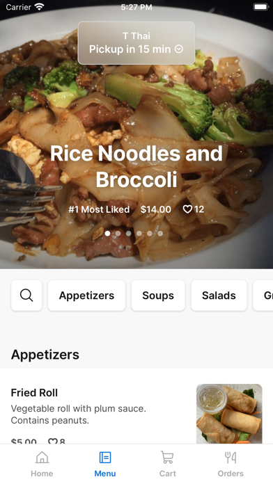 T Thai iPhone screenshot 2 - Food & Drink app