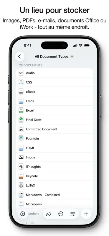 Notebooks : écrire & organiser screenshot 2 of 7