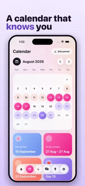 Gepu: Period & Cycle Tracker screenshot 3