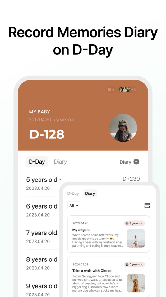 #5. Daylog - D-Day Widget, Diary (iOS) بواسطة: PREST
