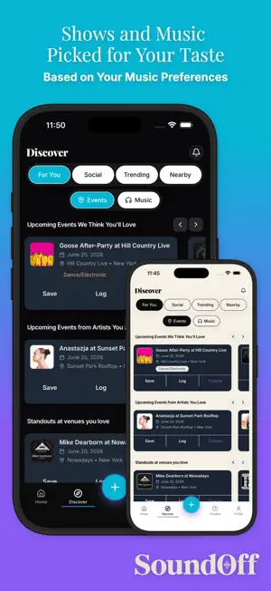 SoundOff: Live Music Companion screenshot 1