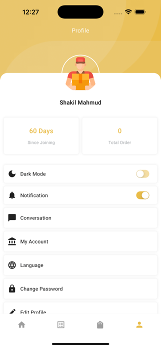 Dmusk Delivery Partner Screenshot 1 of 3