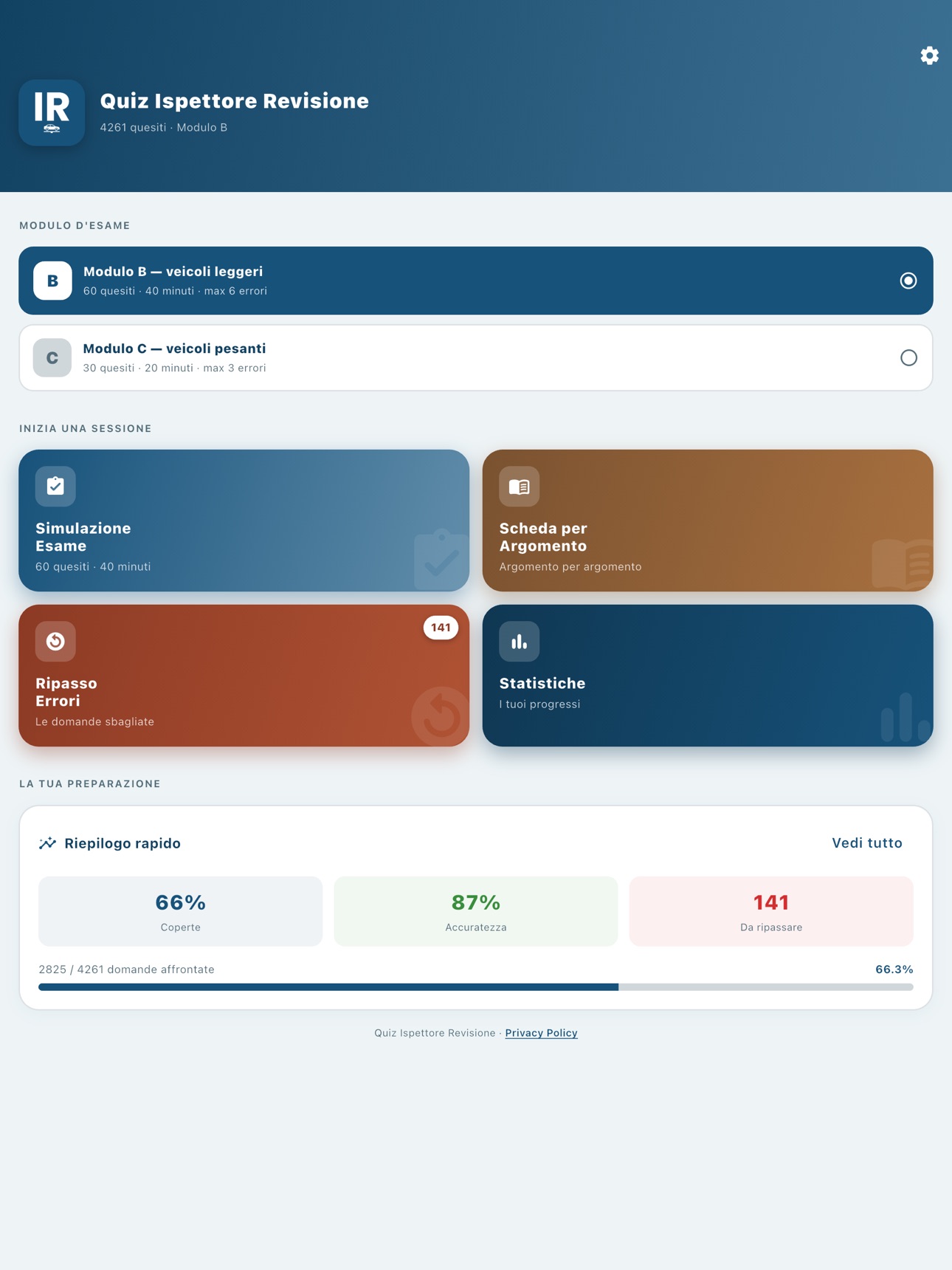 Screenshot 5 of Quiz Ispettore Revisione