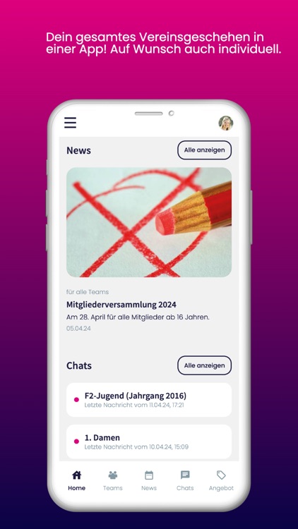CLUBITY Mitglieder-App