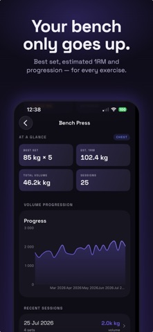 Strongbro: AI Workout Tracker Screenshot 7 of 8