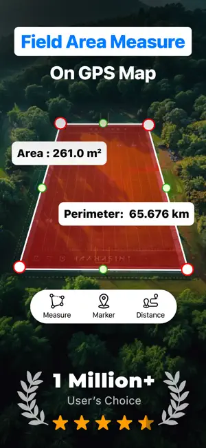 Field Area Measure on GPS Map screenshot 1