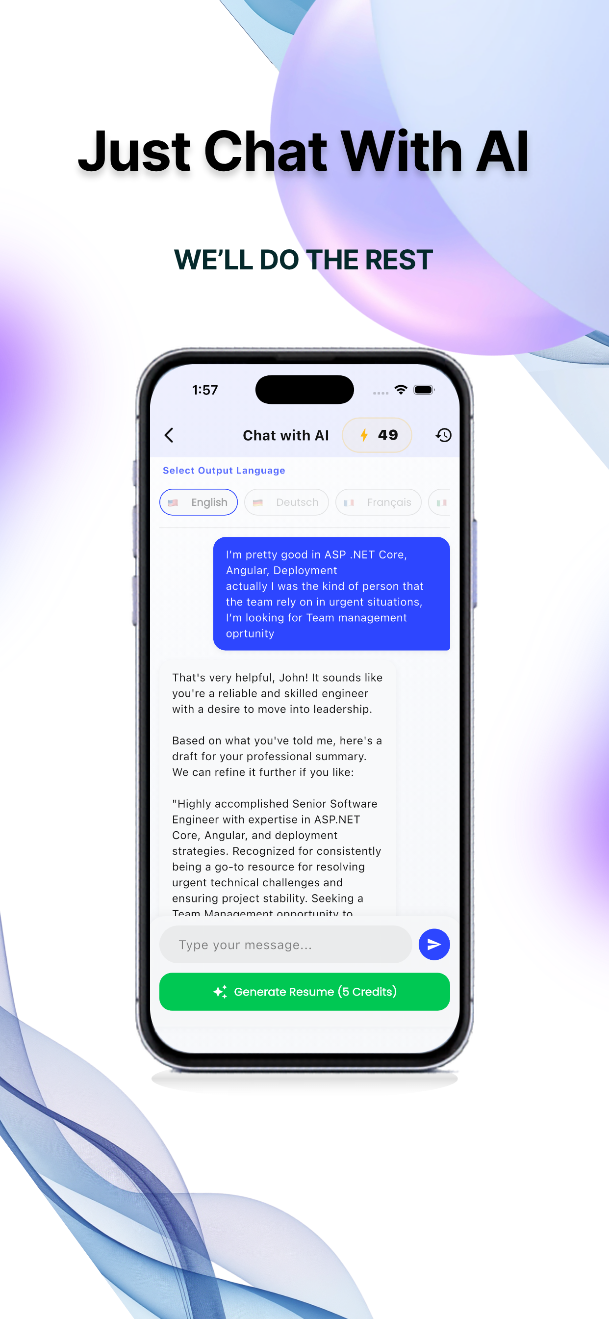 Resume AI Builder: CV Maker screenshot 3