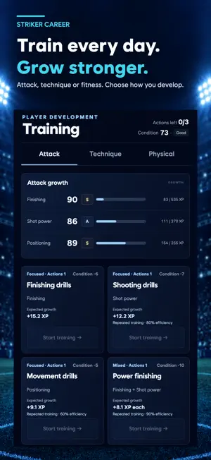 Striker Career: To the Top screenshot 2