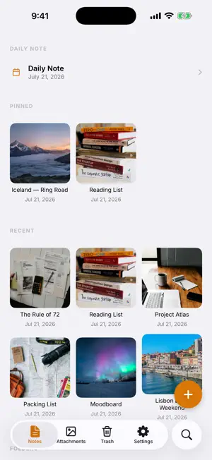 Vault Notes - Notes You Own screenshot 1