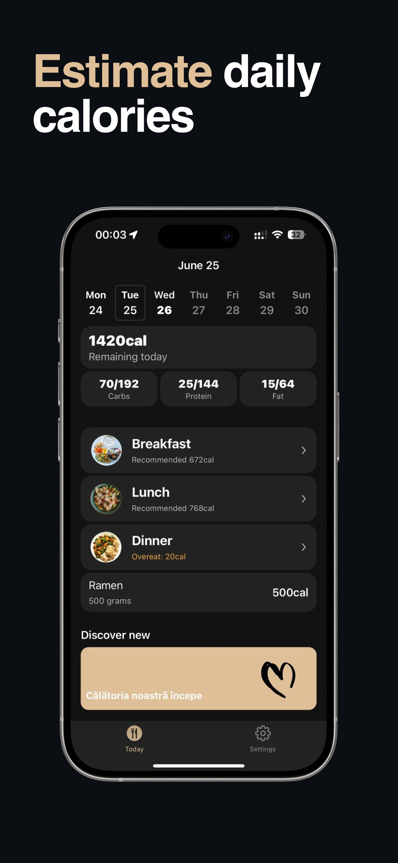 FatKillers — calorie tracker