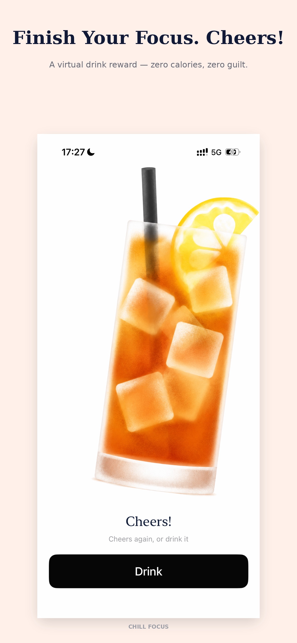 Screenshot 1 of Chill Focus: Pomodoro