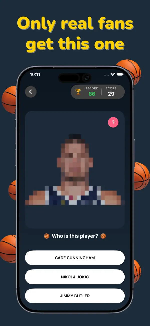 Screenshot #3 pour Hoops Trivia: Guess the Player