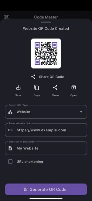 Qr & BarCode Master+ screenshot 4