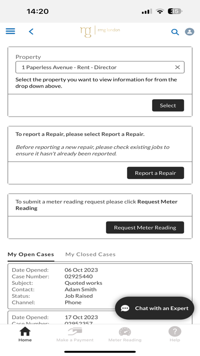 Screenshot 2 of RMG Living London App