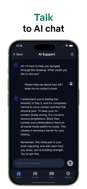 No Contact Tracker: Support AI screenshot 2