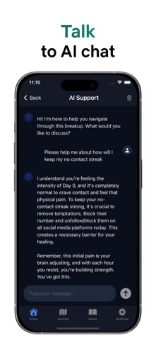 No Contact Tracker: Support AI screenshot