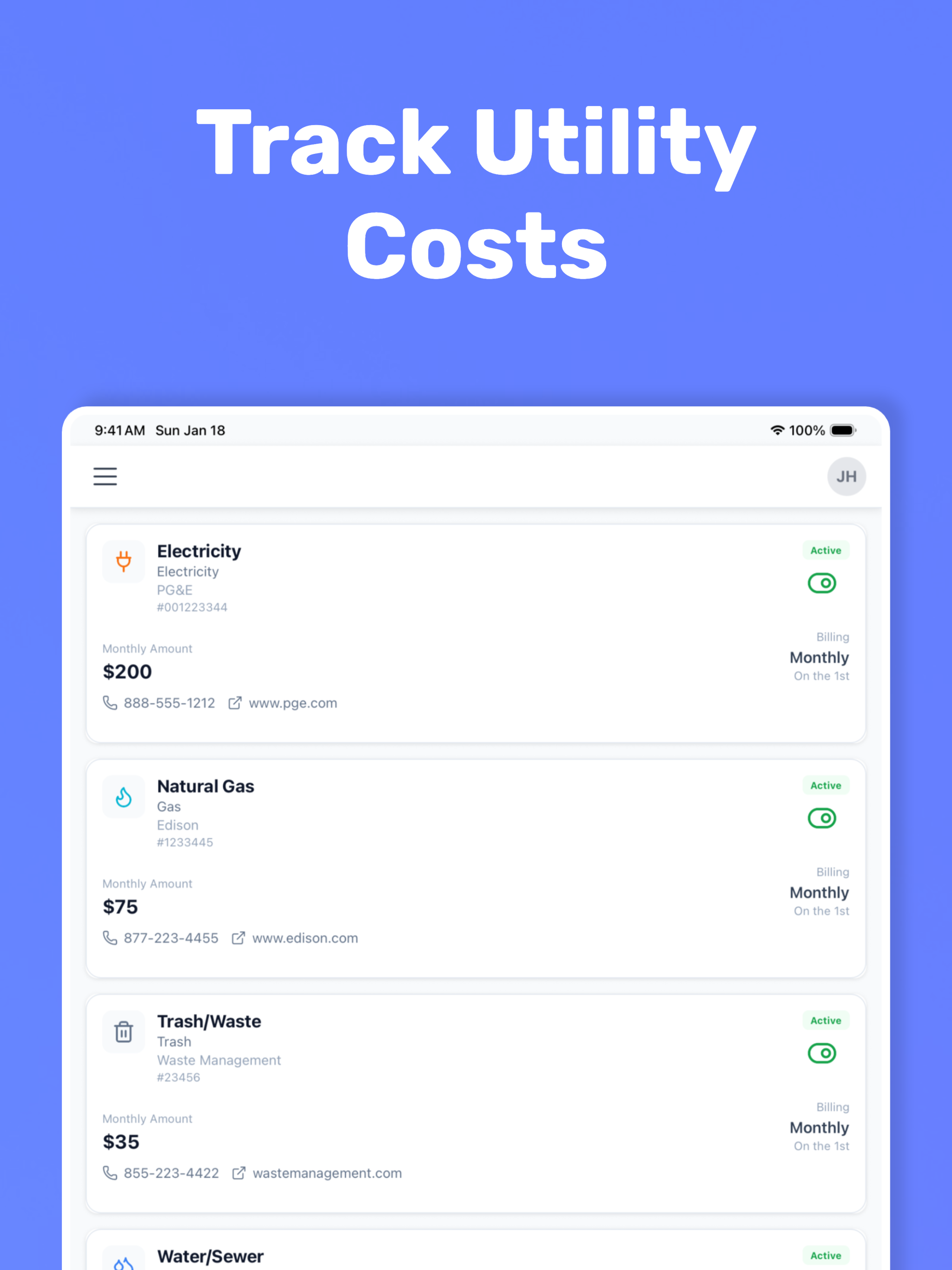 Properteer: Home Maintenance