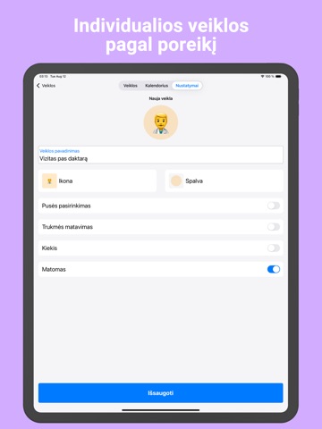 Babystart – Baby Tracker & Log iPad screenshot