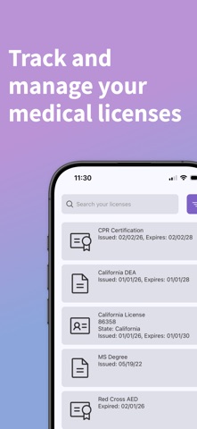 License Library screenshot