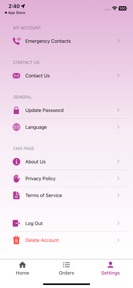 JCS Courier App screenshot