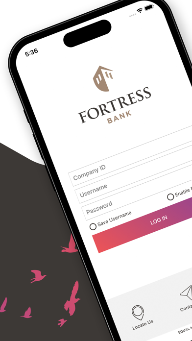 Fortress Bank Business Screenshot