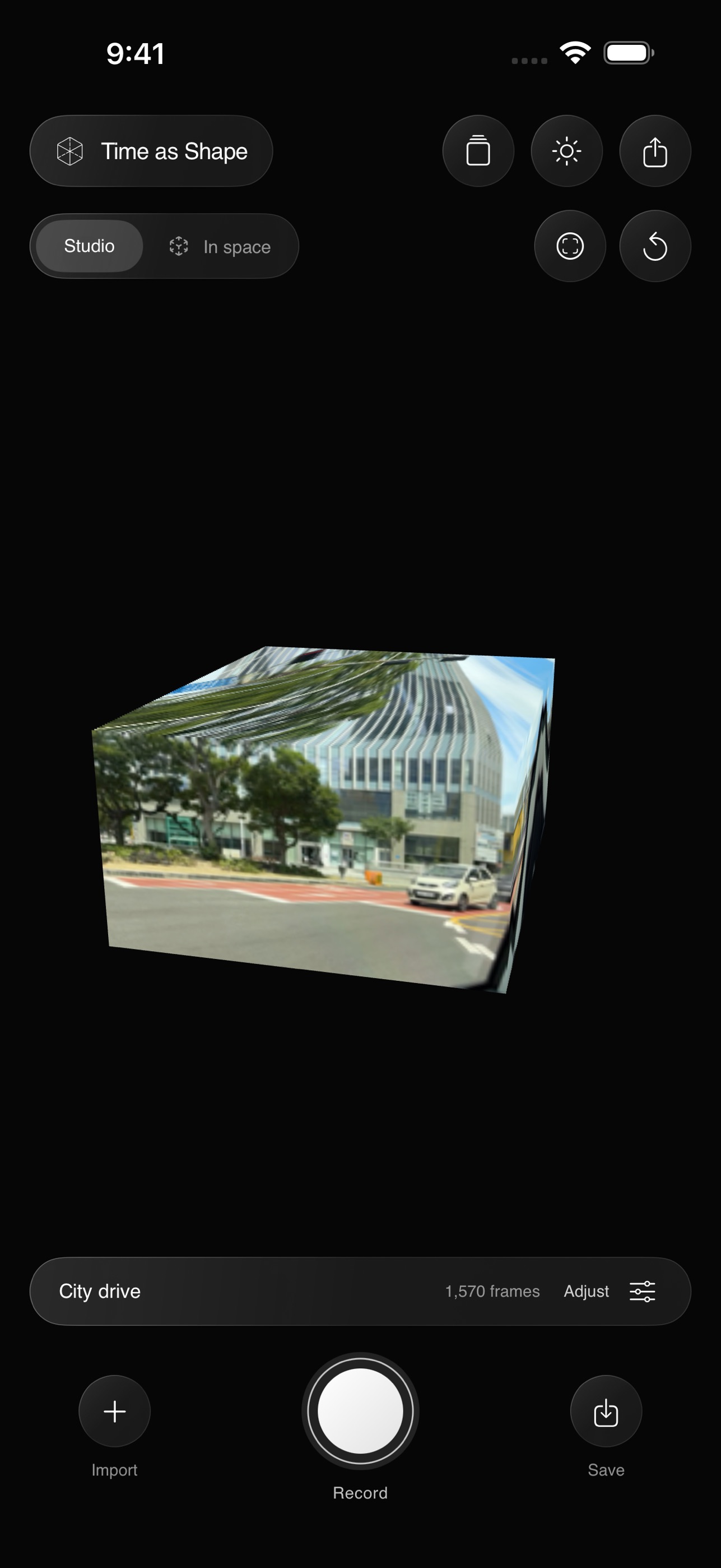 Screenshot 1 of Time as Shape