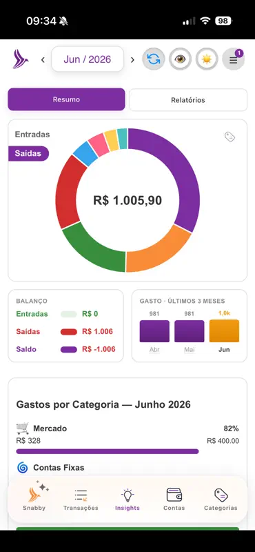 Snabber: Finanças com IA screenshot 6 of 10