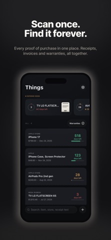 ProofPocket: Warranty Tracker Screenshot 1 of 5