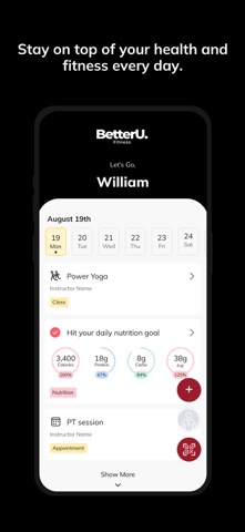BetterU Fitness screenshot