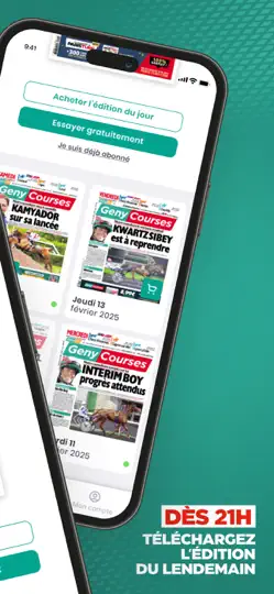 Capture d'écran de Geny Courses: Pronostic Quinté sur iPhone 2