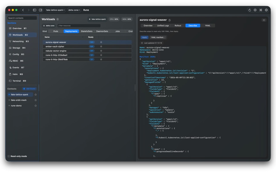 #5. Rune Kubernetes Client (macOS) โดย: Viktor Nyberg