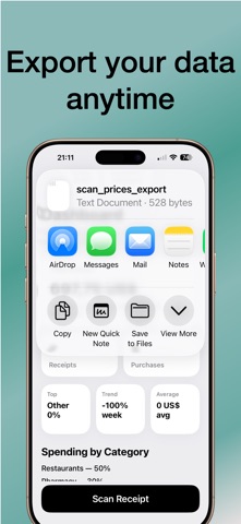 Receipt Scanner: Scan Prices iPhone screenshot