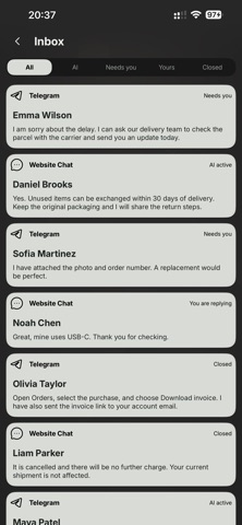 Responses: AI Auto Reply Screenshot 4 of 5