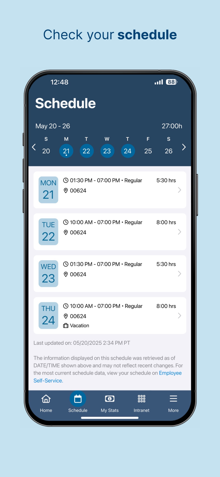 MyCostco Employee Portal screenshot 2