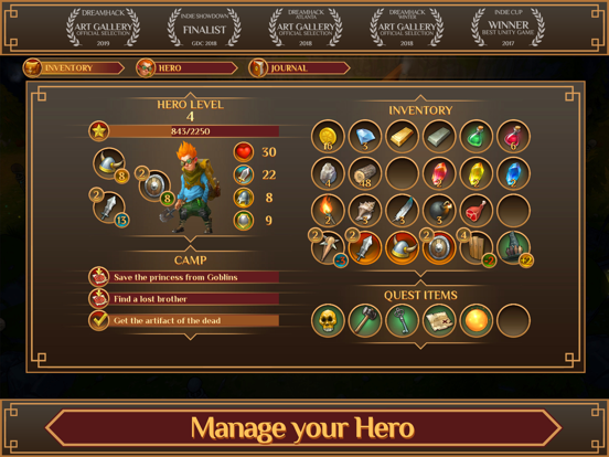 Quest Hunter iPad screenshot 7 - Games app