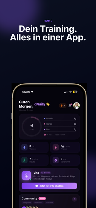 BeFit. Screenshot 1 of 6