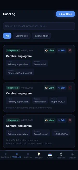 NeuroEndo CaseLog screenshot 3