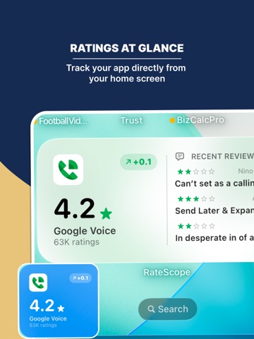 App Review Tracker - RateScope iPad screenshot