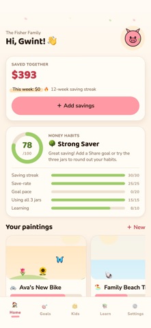 PiggyPaintAI: FamilySavings screenshot