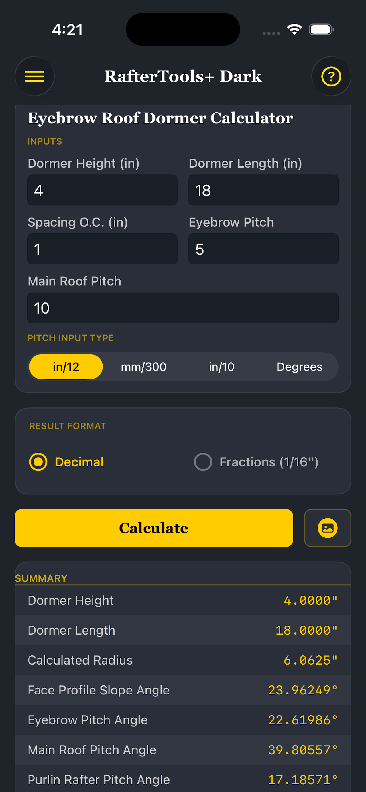 RafterTools+ Dark