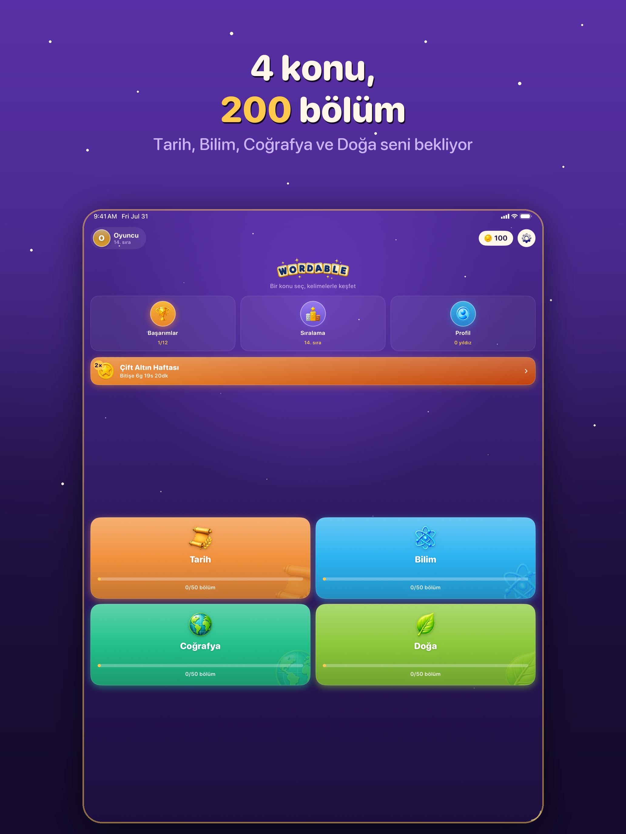 Wordable: Turkish Word Puzzle screenshot 9