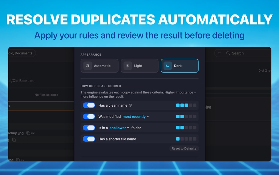 #4. Duplicate Wizard (macOS) Podle: Roberto Cau