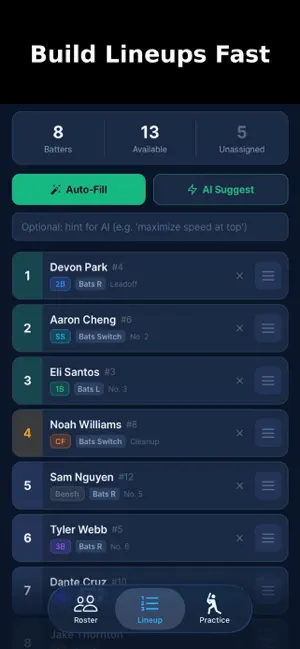 Baseball Clipboard screenshot 3