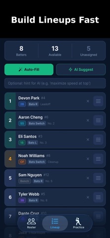 Baseball Clipboard Screenshot 3 of 6